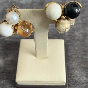 Vintage clip on earrings